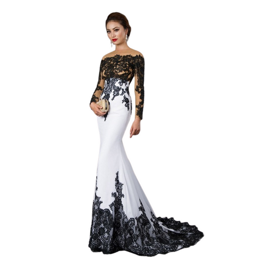 Lace Fishtail Dress